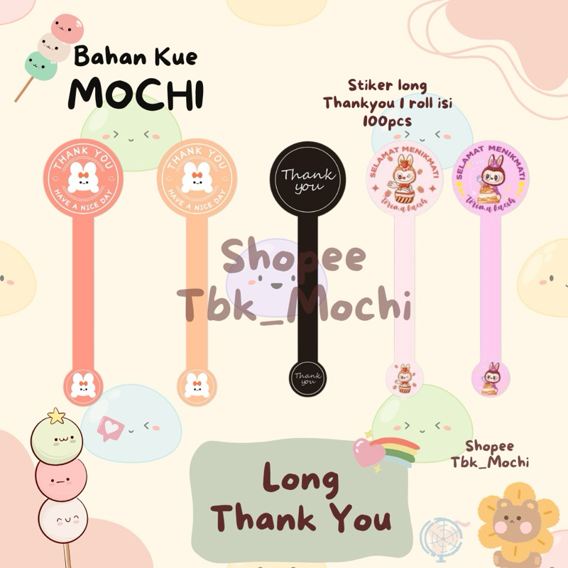 

Stiker Thank You Panjang / Stiker Long Thank You / Stiker Selamat Menikmati Panjang