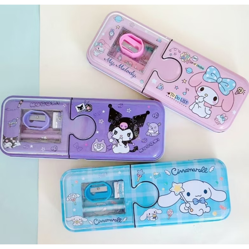 

Kotak Pensil Anak-Anak Bahan Kaleng 2 Tingkat Motif Kuromi Melody Cinnamoroll / Kotak Pensil Anak Perempuan Karakter Sanrio / Tempat Pensil Anak / Alat Tulis Sekolah Anak / Peralatan Sekolah Anak / Kotak Pensil Kekinian / Kotak Pensil Unik Lucu
