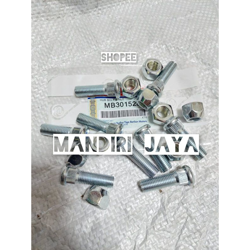 Hub bolt baut roda + mur Mitsubishi L300 Ori