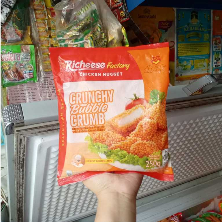 

Richeese Chicken Nugget Buble Crumb 250gr