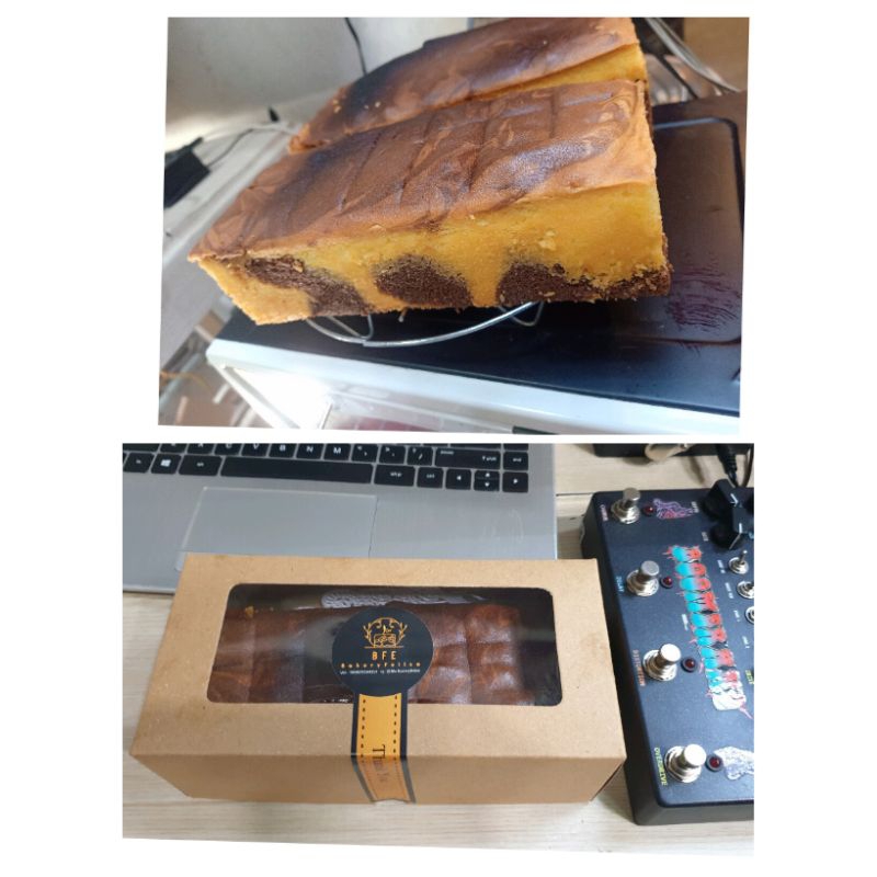 

Marmer cake persegi mini