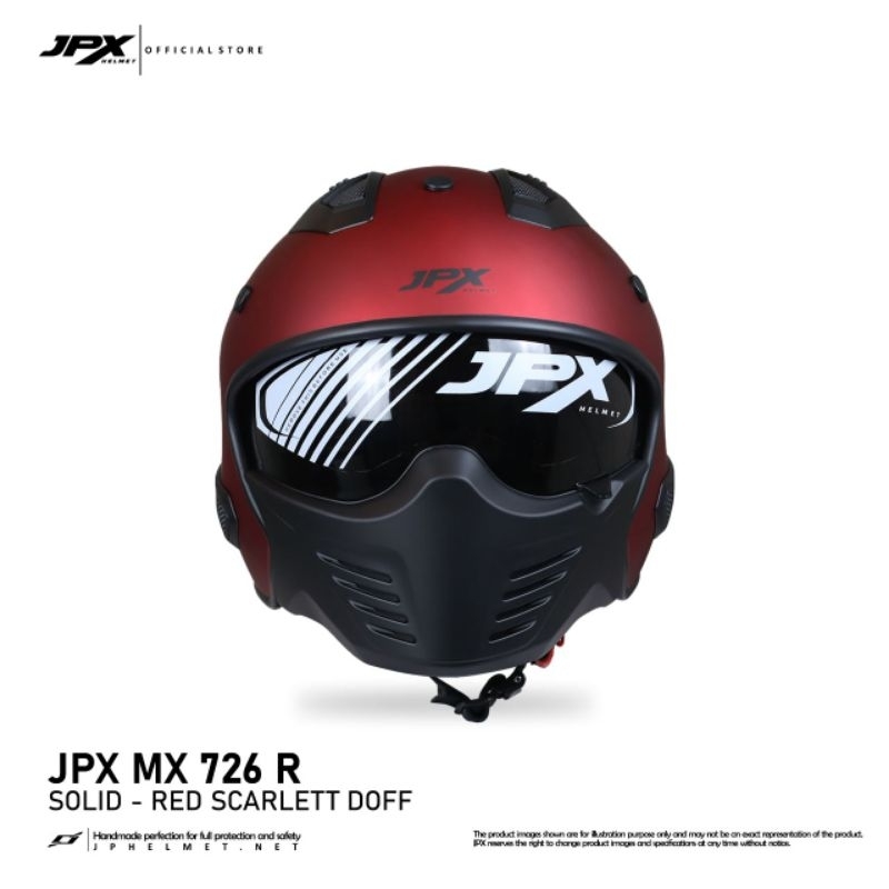 JPX MX 726R Red Scarlet Doff