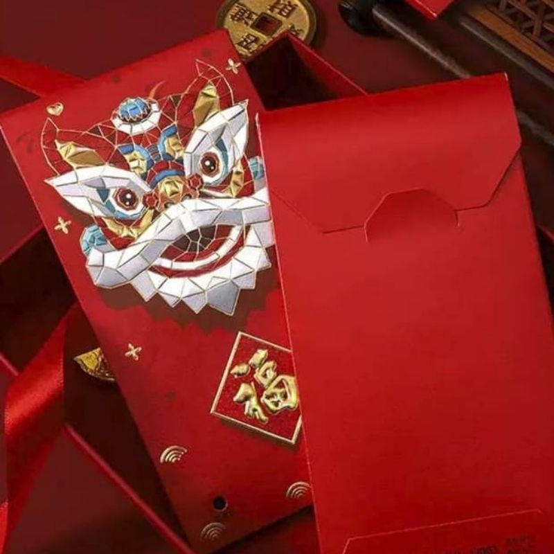 

Angpao Barongsai Record Bisa Rekam Suara Hongpao Imlek Angpau CNY Amplop Merah