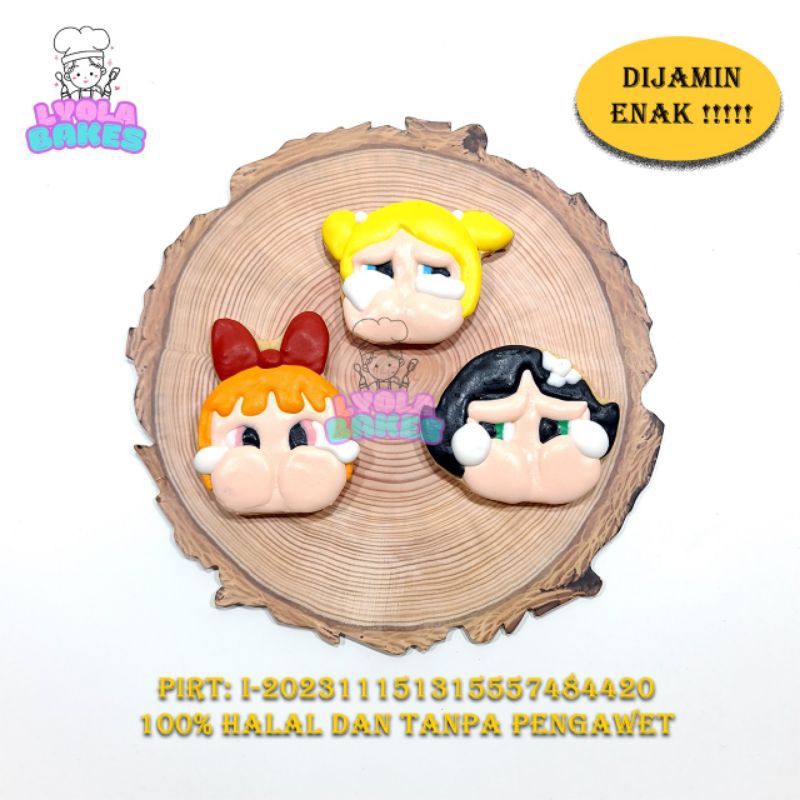 

Cookies Cry Baby Cookie Kukis Hias Katakter character Kue Kering icing royal