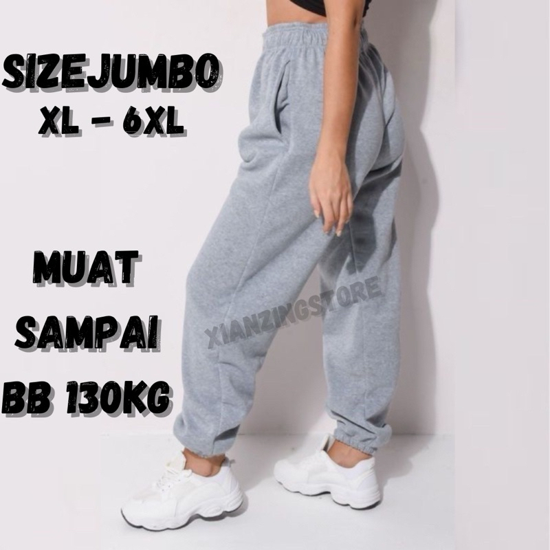 celana training joger jumbo XXXL-XXXXL-XXXXXL-XXXXXXL celana joger panjang pria dan wanita / celana