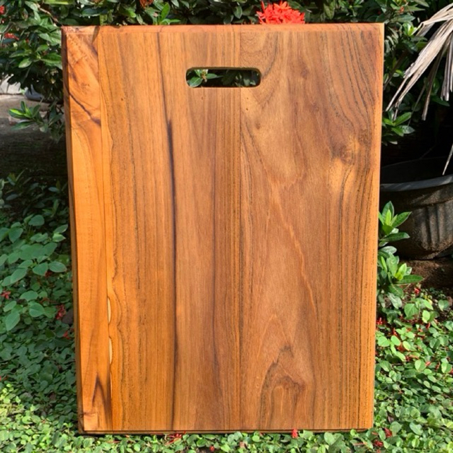 Talenan Kayu Jati Besar 40*30cm / Talenan Kayu Jati Asli