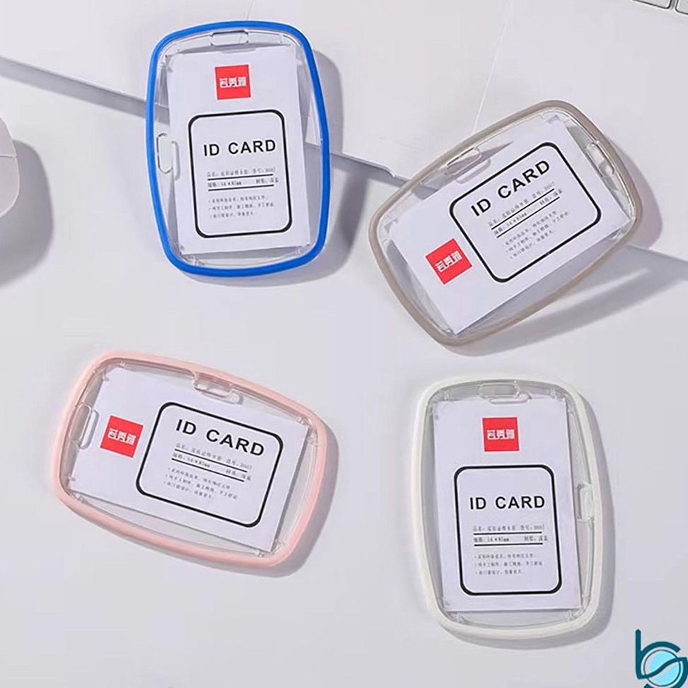

Get Buy ID Card Holder 2 In 1 Vertical And HorizontalCard holder Acrylic Tanpa Tali Hanya ID CARD Best Stationary