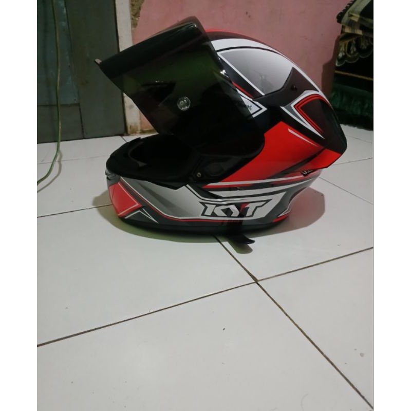 KYT TT COURSE MOTIF TOURIST RED 100% ORIGINAL KYT