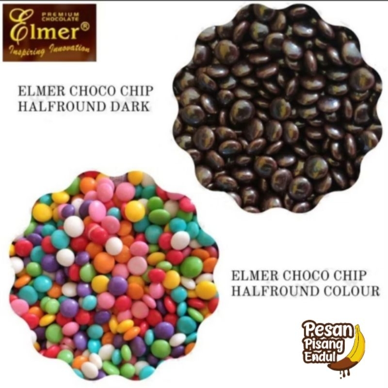 

Elmer Rainbow Chip / Coklat Butir Warna Warni 50gr