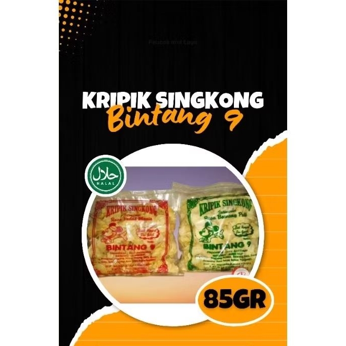 

Kripik singkong bintang 9 cemilan singkong asli