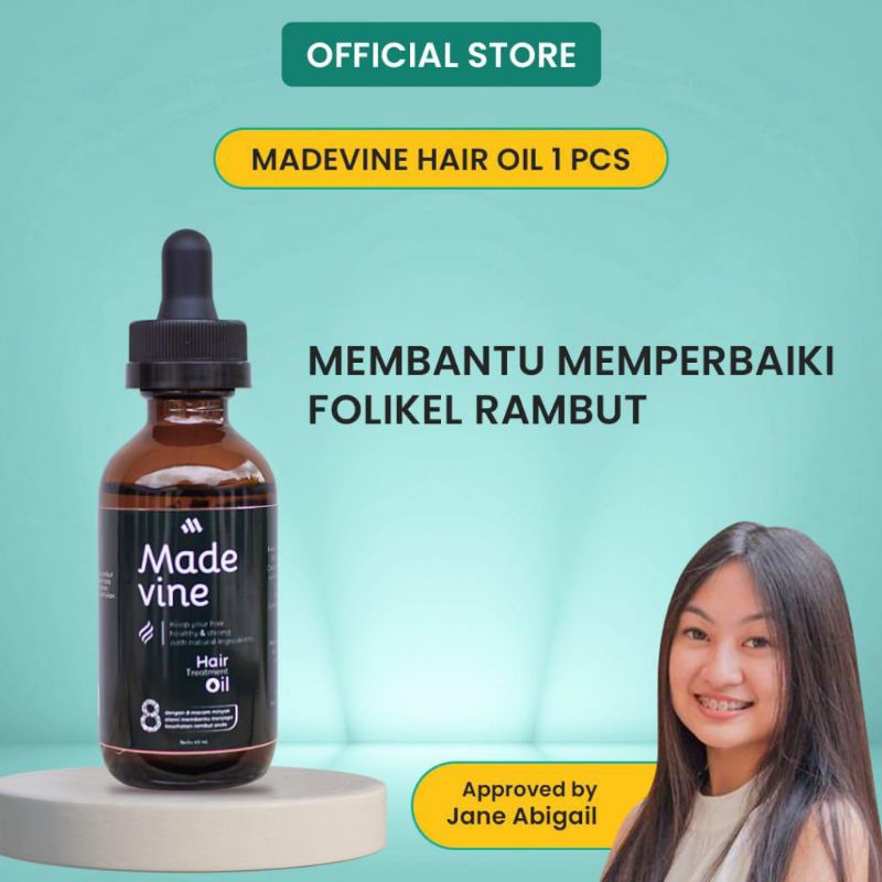 Madevine - Hair Oil Obat Rambut Rontok Dan Penumbuh Rambut Pria/Wanita