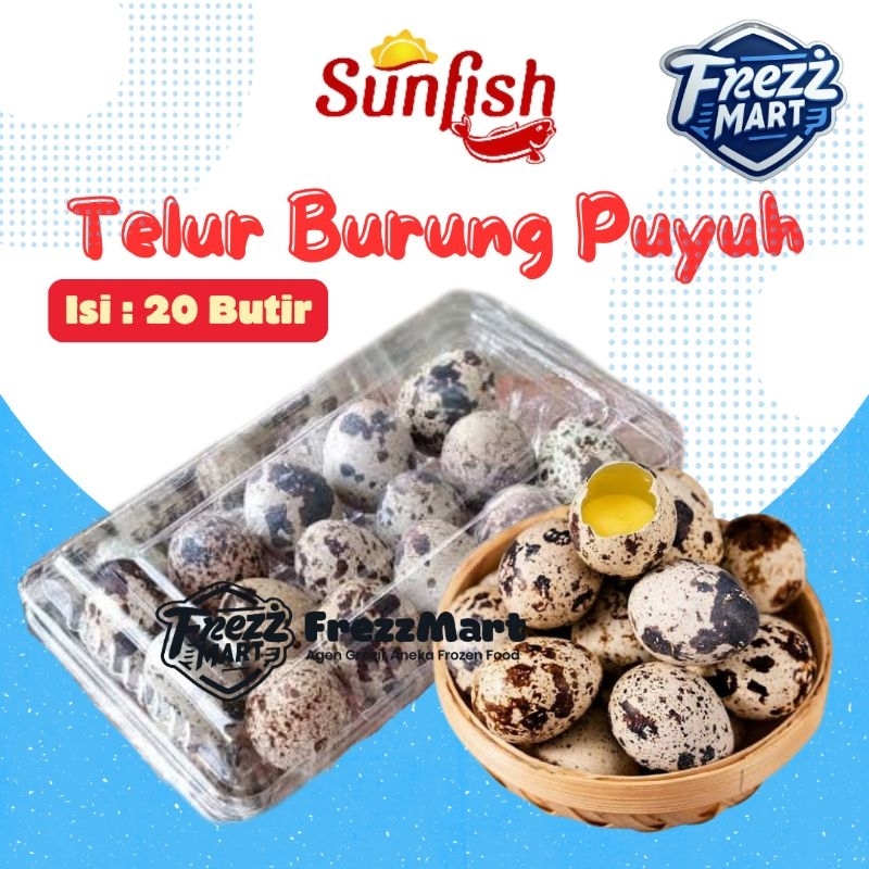 

Telur Puyuh Fresh Mentah Pack isi 20 Butir Telur Burung Puyuh Segar