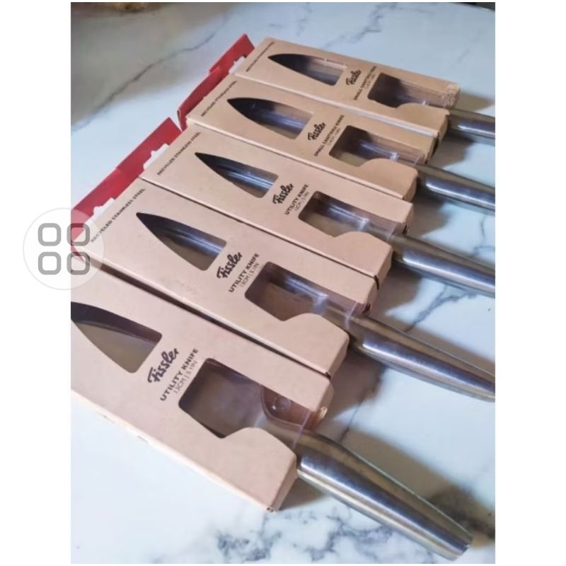 Fissler cook's Knife (12,4cm//4,8in).(13cm//5,1in).(16,5cm//6,5in).(18cm//7in) ORIGINAL