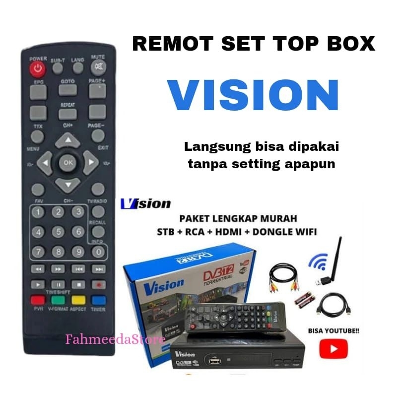 Vision Remote Set Top Box