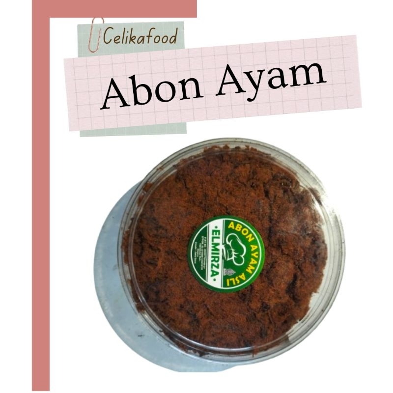 

Abon Ayam Asli Toples Instan Original