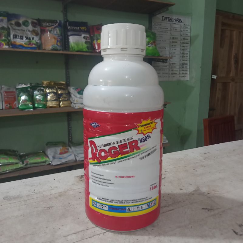 Herbisida Roger 480 SL (IPA Glifosat 480 SL)