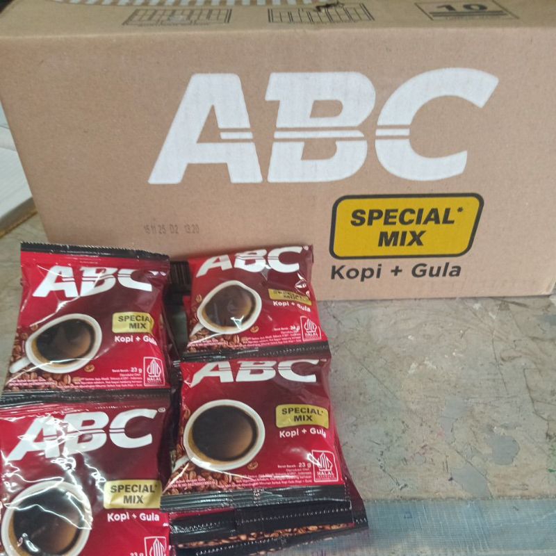 

kopi ABC hitam special mix isi 120 sachet x 23gr