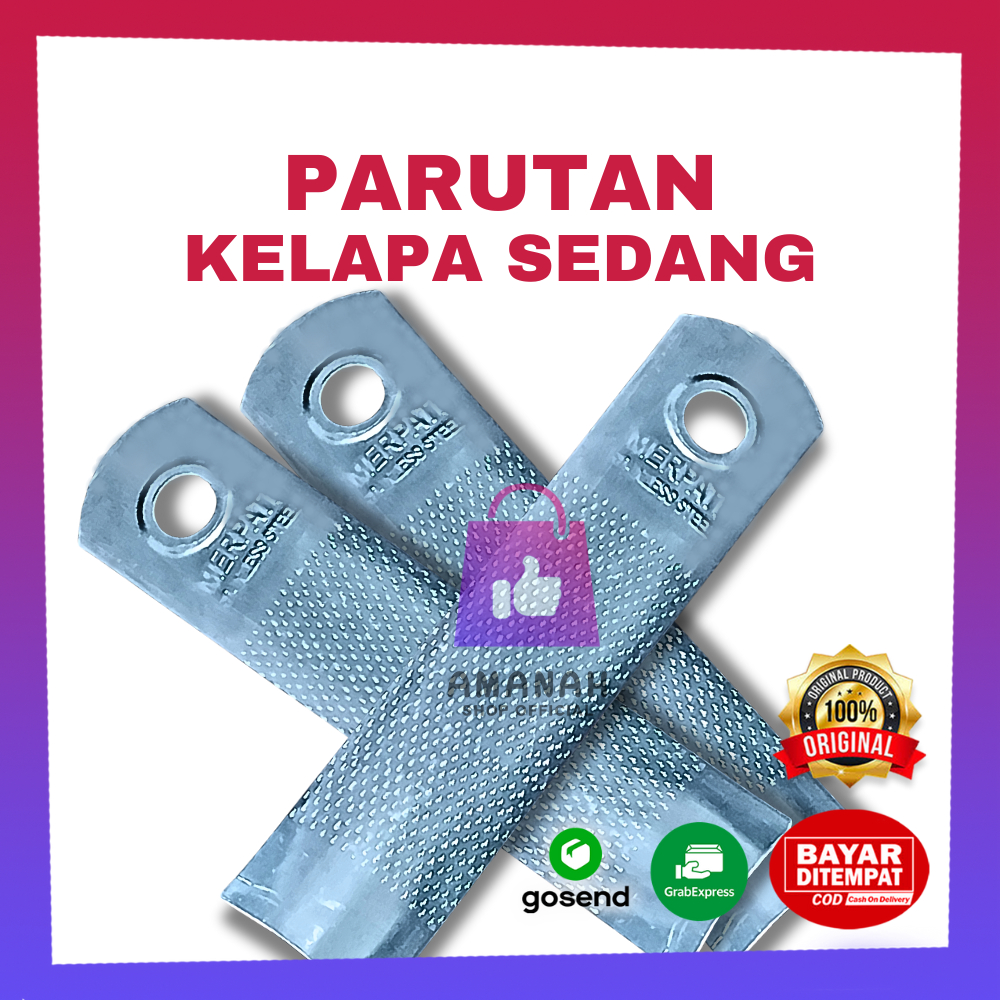 Parutan Kelapa Tradisional Ukuran Sedang Murah | Parut Kelapa Sedang  Original Stainless | Parutan J