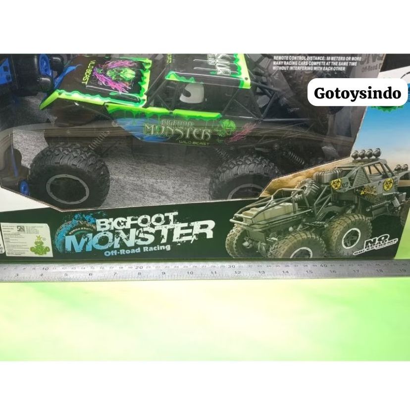 RC Big Foot Monster Truck Mainan Remot Kontrol Mobil Mobilan Truk 6 Roda Mainan Anak Laki SNI 689-36
