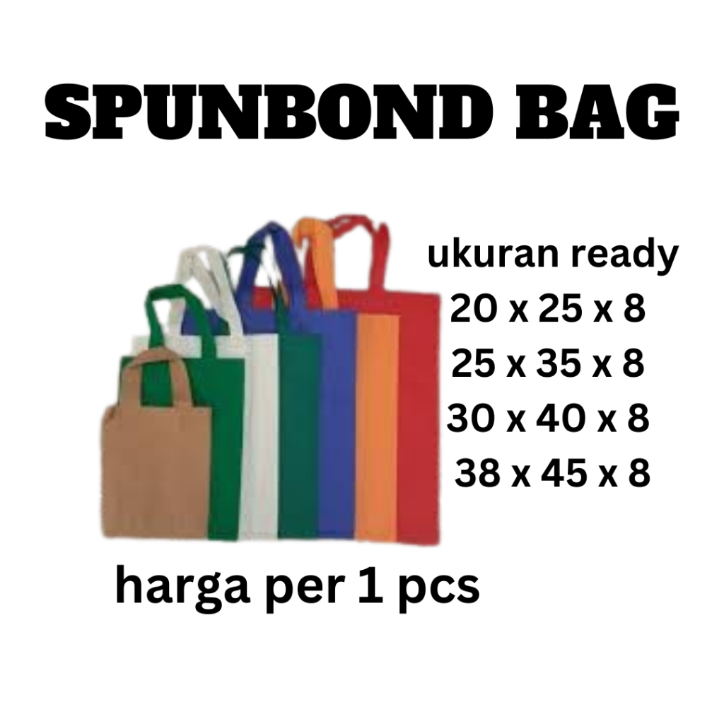 

goodie bag tas spunbond TEBAL 25x35 x 8 cm , tas souvenir , tas promosi ,tas ulang tahun anak