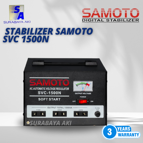 SAMOTO STABILIZER / STABILIZER KOMPUTER / STABILIZER 1500VA