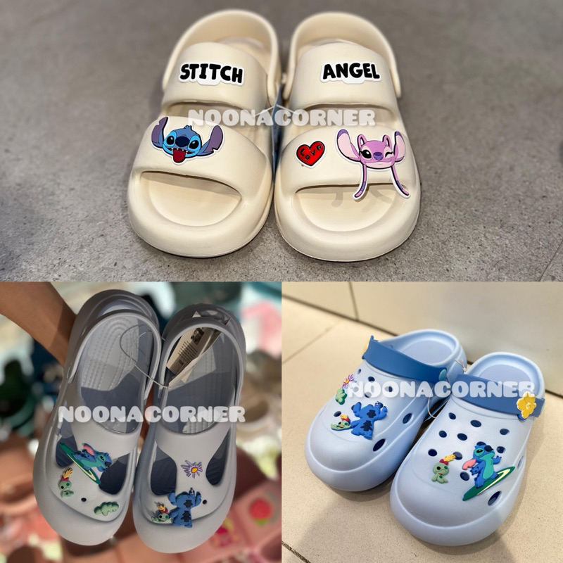Miniso x Disney ‼️ Sandal Slop / Sandal Clogs + Jibbitz Disney Lilo & STITCH Collections (size 37/38