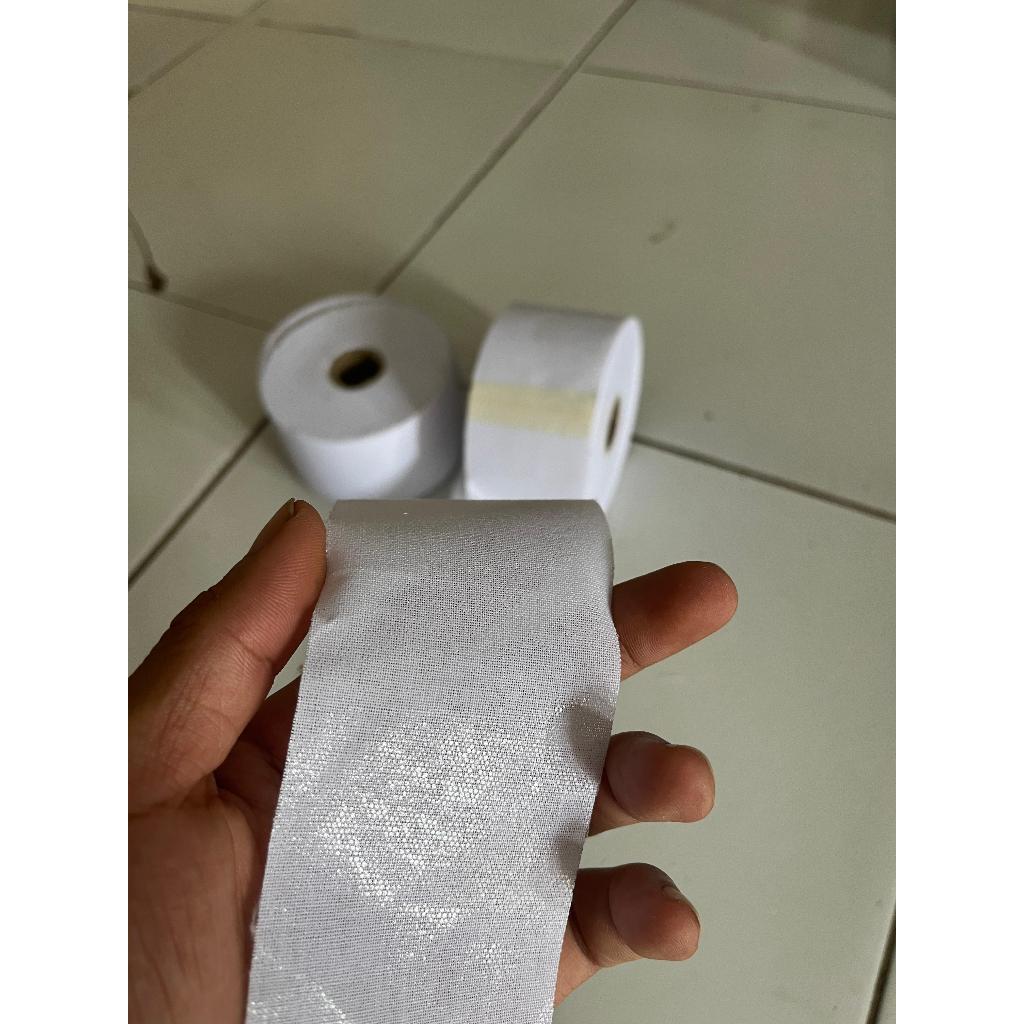 POTOGAN KAIN KERAS  m 32 UNTUK MANSET BAJU ATASAN CEWE