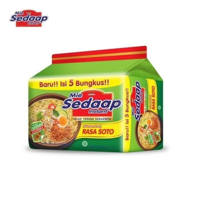 

Mie Sedaap Mi Instan Goreng Soto 5 pc ( 1 Pack )
