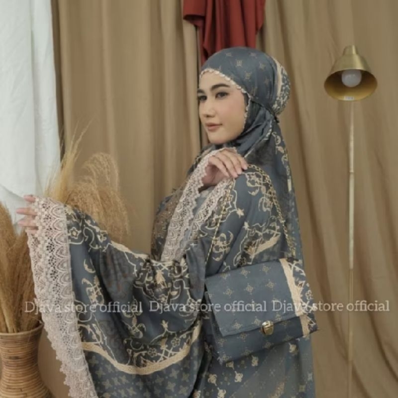 READY mukena renda silk MUKENA MEWAH MUKENA JUMBO