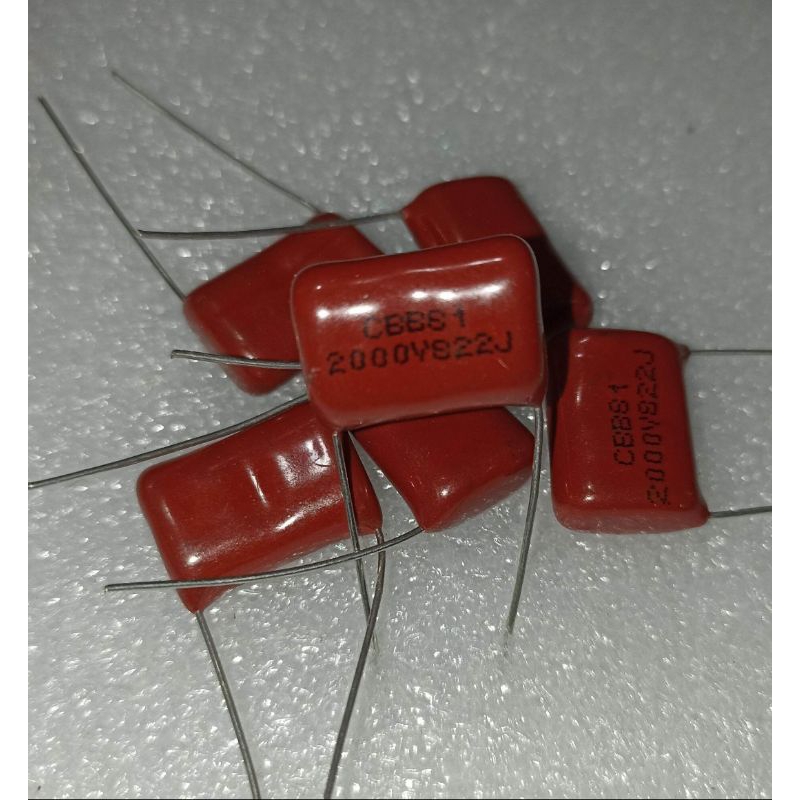 KAPASITOR MILAR 822J 2000V MYLAR 822 J 2000 VOLT CBB22