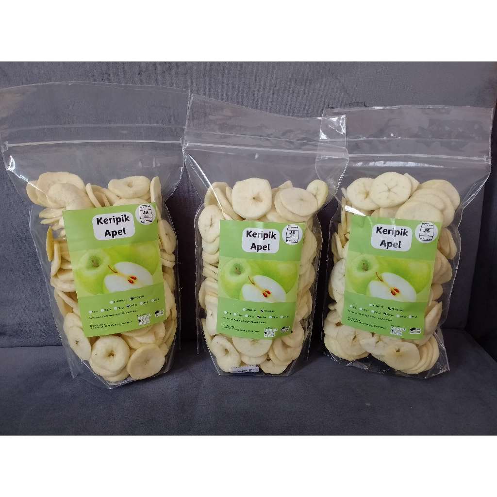 

KERIPIK APEL JOSS 200g KUALITAS TERBAIK (STANDAR | PREMIUM)