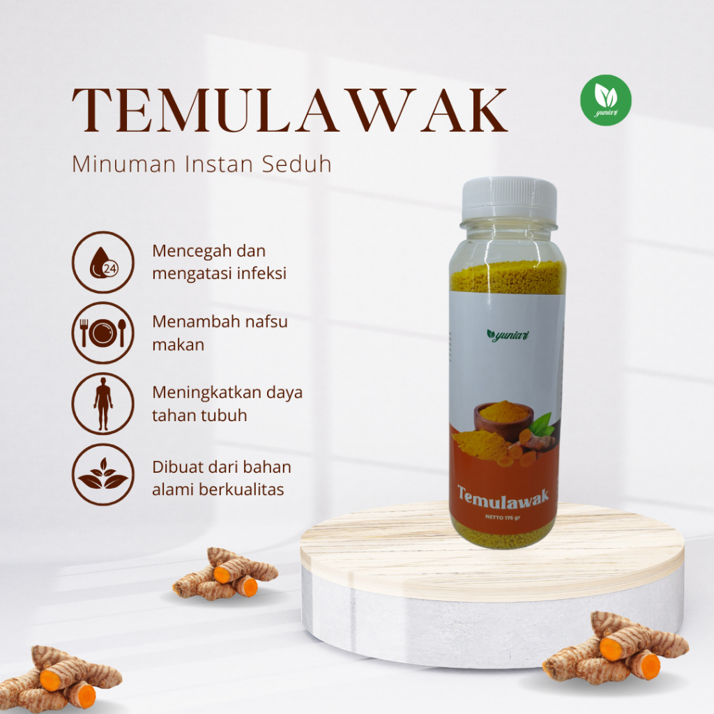 

Yuniari - Minuman Temulawak Kemasan Botol Siap Seduh Minuman Instan Herbal Meredakan Inflamasi