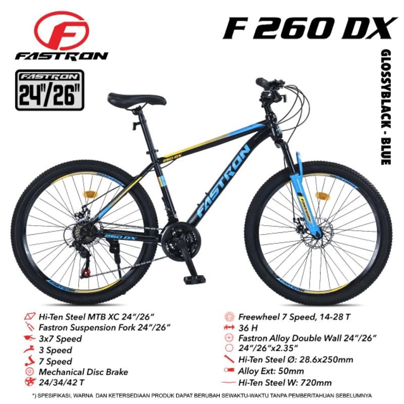 Sepeda Gunung MTB FASTRON F 260 DX By PACIFIC