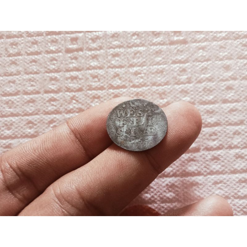 koin belanda 2 stuiver west friesland 1765 vf