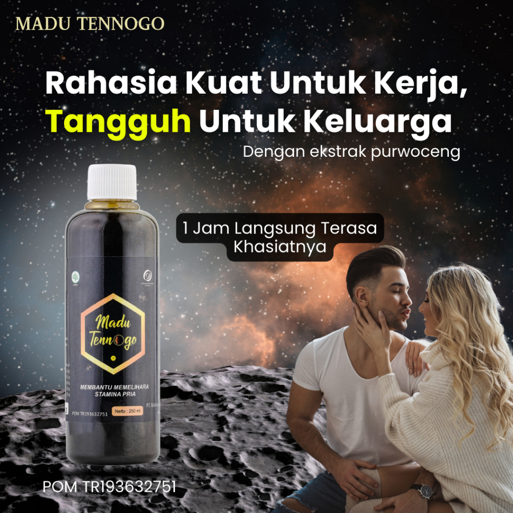 MADU TENNOGO - Madu Stamina Pria Tahan Lama Madu Kuat 100% Herbal BPOM