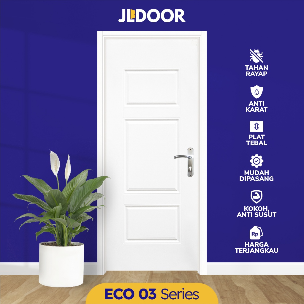 JLDOOR Pintu Baja Ringan Minimalis ECO 03