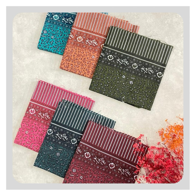 RB kain batik katun panjang selendang jupri lampung