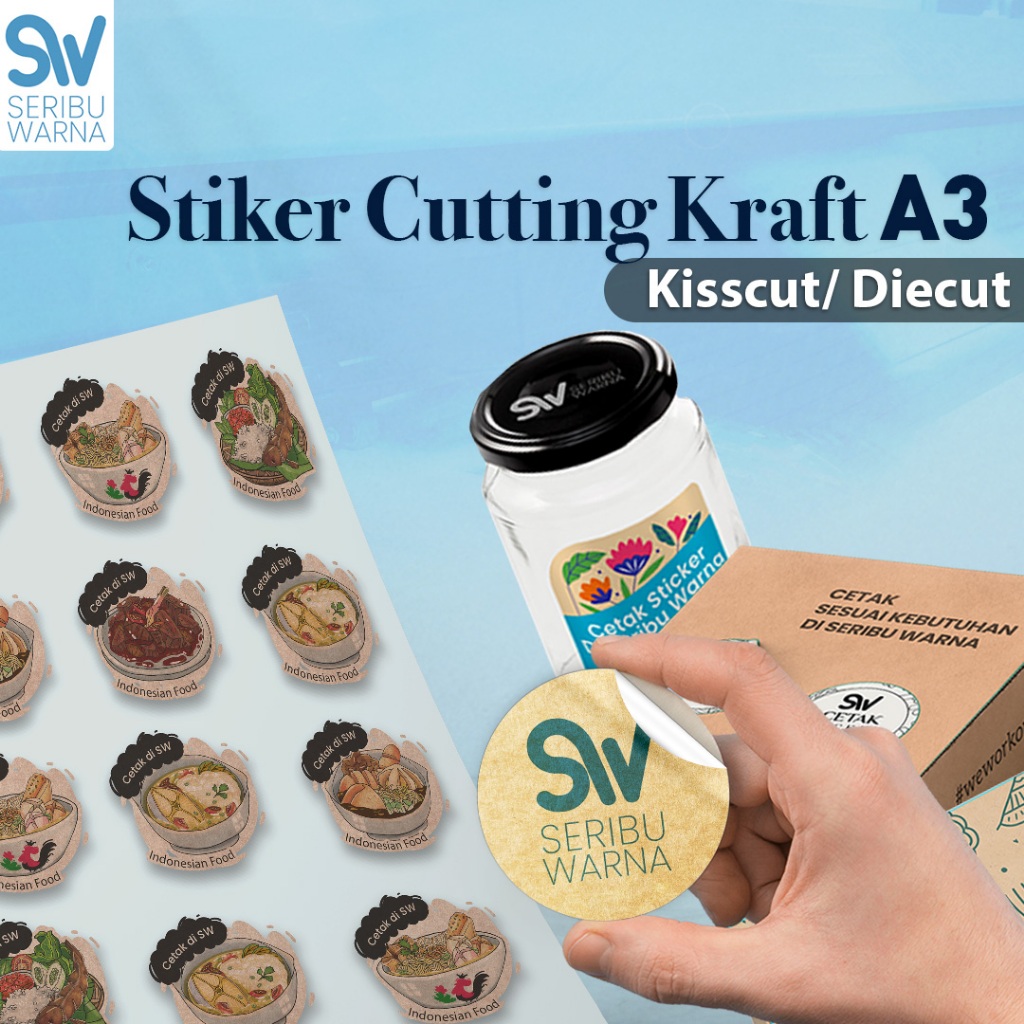 

Stiker Cutting // Kraft Paper