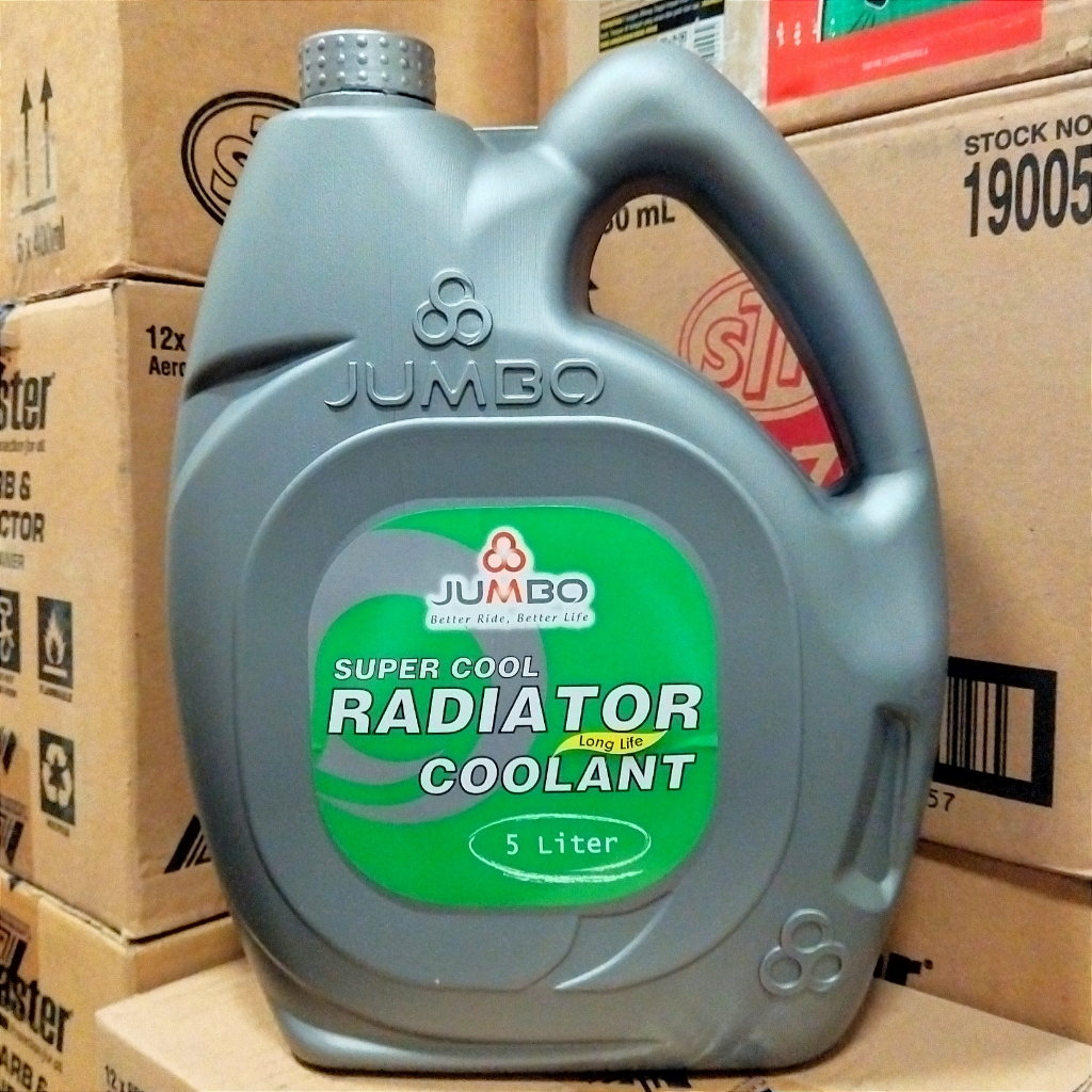 RADIATOR COOLANT / CAIRAN RADIATOR JUMBO RADIATOR COOLANT JUMBO HIJAU 5 LITER