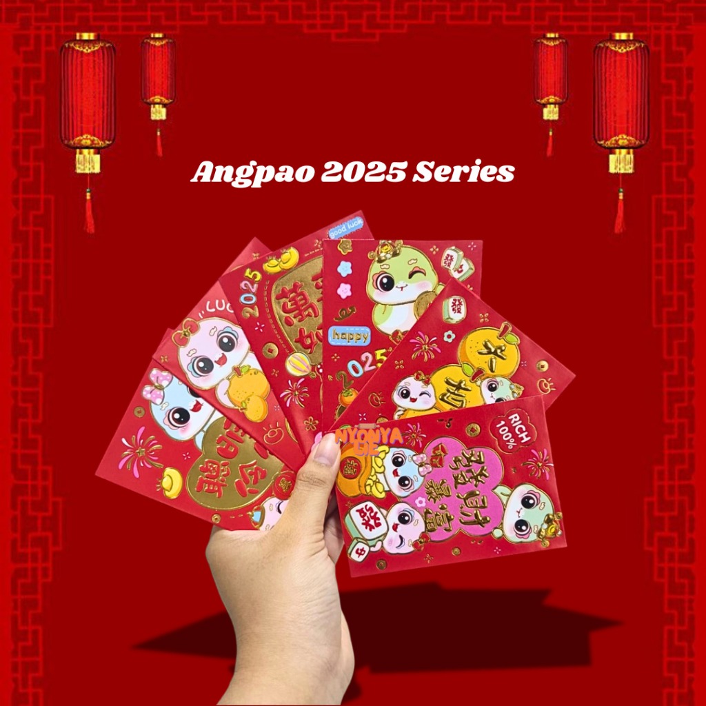 

ACI01 Angpao Character Imlek Premium ULAR LABUBU Sincia Angpau Red Packet Hung Bao Nyonya Lie