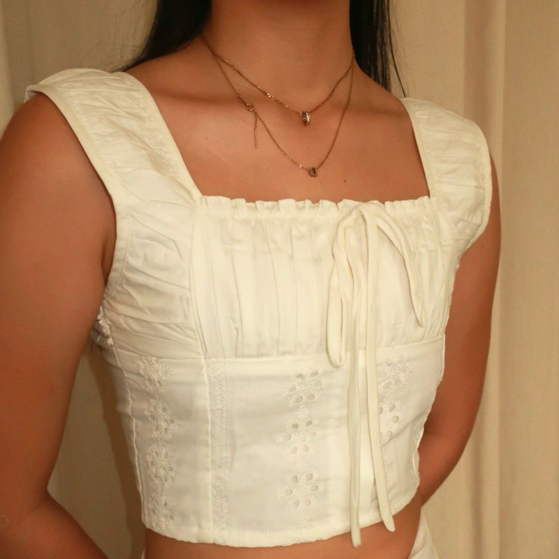 RhuëBlu - Bea Top | Milkmaid Top