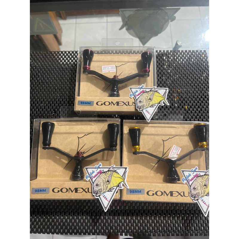 DOUBLE HANDLE GOMEXUS CARBON 98 MM POWER HANDLE