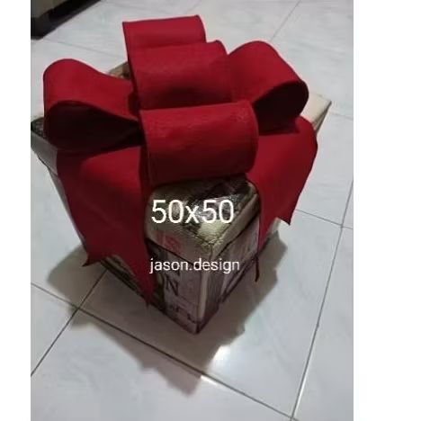

pita kado natal size 50x50