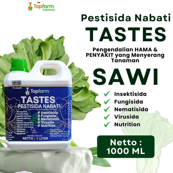Obat Semprot Hama Daun Sawi / Obat Bercak Daun Sawi Caisim / Obat Daun Sawi Karat Daun / Obat Daun S