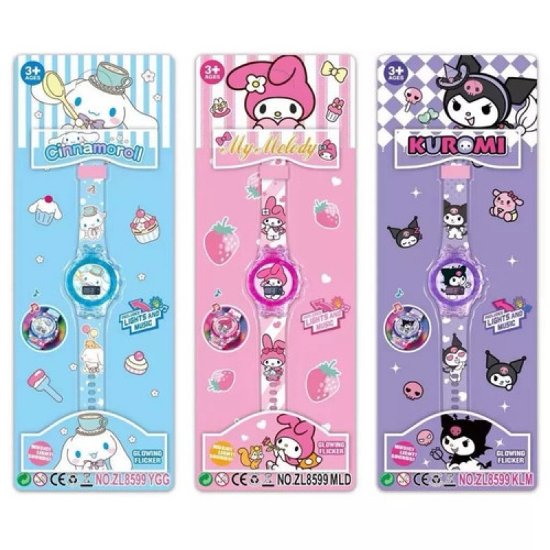 Jam Tangan Anak Bulat LED & Musik Strap Glitter / JAM ANAK /JAM ANAK GLOWING / JAM ANAK CEWEK JAM AN