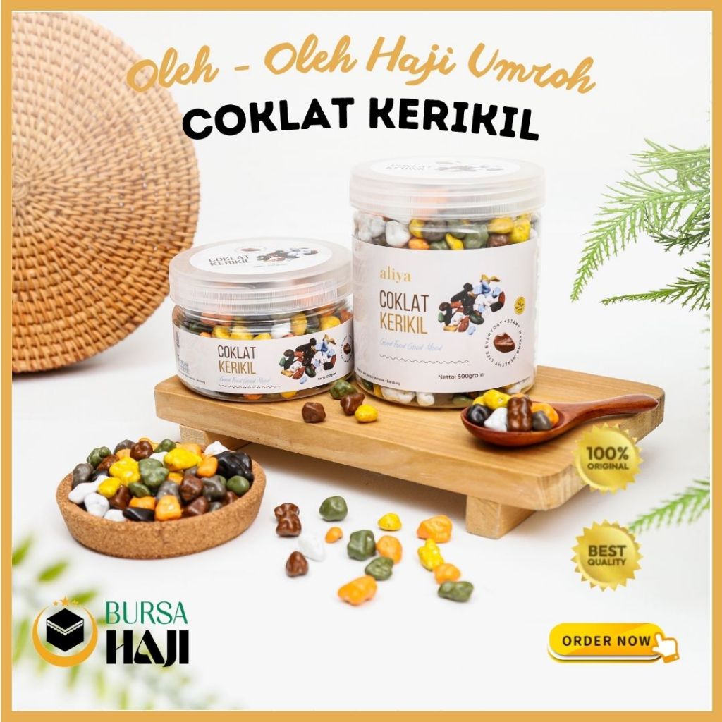 

Coklat Batu Kerikil Premium 500 Gram Aliya