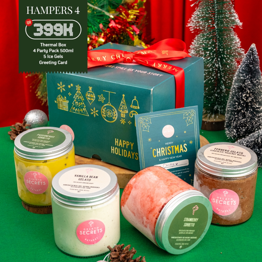 

Christmas Hampers 4: 4 Party Packs 500ML + Thermal Box + Greeting Card