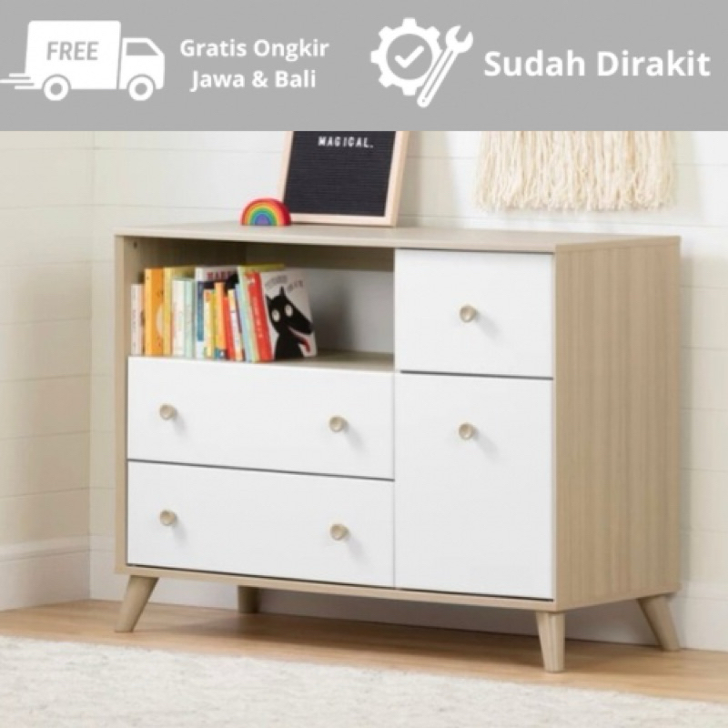 Baby Tafel Minimalis / Changing Table Minimalis / Lemari Bayi Minimalis