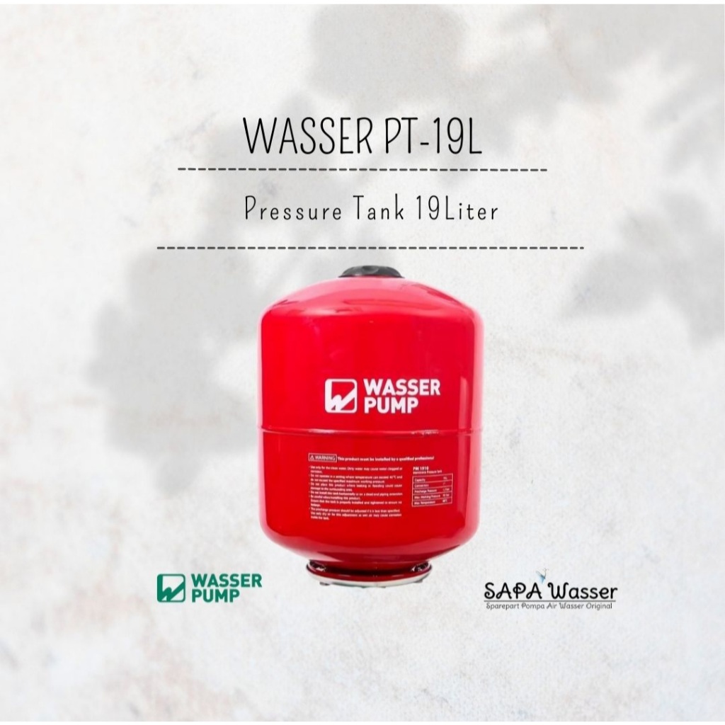 Wasser Pressure Tank 19L PT-19L