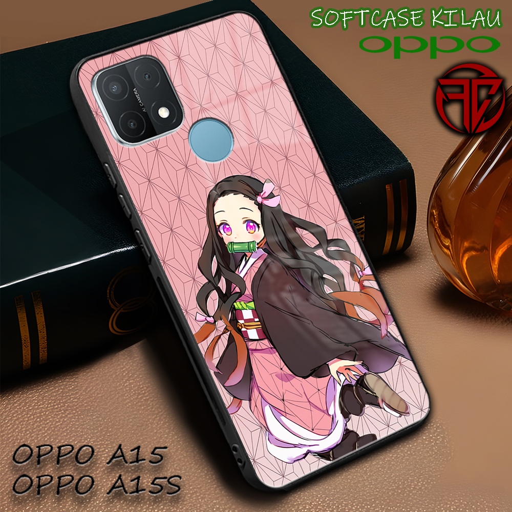 [SC17] Softcase Kilau Oppo A15 | Oppo A15s | Casing Kaca Mika | Kesing Keren Aesthetic [ Karakter Ne